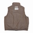 画像6: DAIRIKU/Reversible Check Nylon Vest（Black） 【40%OFF】［リバーシブルチェックナイロンベスト-23春夏］ (6)