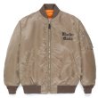 画像1: WACKO MARIA/MA-1（BEIGE）［MA-1 JKT-23春夏］ (1)