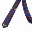 画像3: DAIRIKU/"Benjamin" Silk Tie with Money Clip（Navy&Burgundy） 【40%OFF】［シルクタイwithマネークリップ-23春夏］ (3)