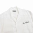 画像2: WACKO MARIA/50'S OPEN COLLAR SHIRT（WHITE）［50'Sオープンカラーシャツ-23春夏］ (2)