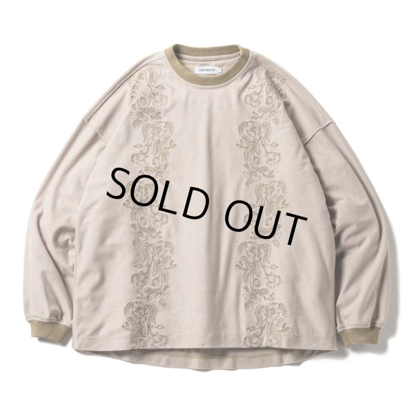 画像1: TIGHTBOOTH/POPPY SUEDE L/S TOP（Beige） 【30%OFF】［ロングスリーブカットソー-23春夏］ (1)