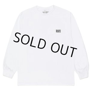 画像: WACKO MARIA/LONG SLEEVE T-SHIRT（WHITE）［刺繍長袖T-23春夏］