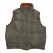 画像5: 【50%OFF】DAIRIKU/Reversible Check Nylon Vest（Brown）［リバーシブルチェックナイロンベスト-23春夏］ (5)