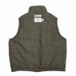 画像6: DAIRIKU/Reversible Check Nylon Vest（Brown） 【40%OFF】［リバーシブルチェックナイロンベスト-23春夏］ (6)