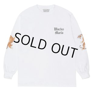 画像: WACKO MARIA/TIM LEHI / LONG SLEEVE T-SHIRT（WHITE）［プリント長袖T-23春夏］