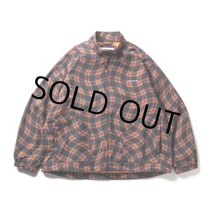 画像: TIGHTBOOTH/WAVEY PLAID JACKET（Orange）［スウィングトップ-23春夏］