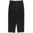 画像2: WACKO MARIA/DOUBLE PLEATED CHINO TROUSERS（BLACK）［ツータックチノトラウザース-23春夏］ (2)