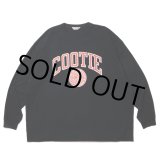 画像: COOTIE PRODUCTIONS/Print Oversized L/S Tee（COLLEGE）（Black）［オーバーサイズ長袖T-23春夏］