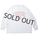 画像: COOTIE PRODUCTIONS/Print Oversized L/S Tee（COLLEGE）（White）［オーバーサイズ長袖T-23春夏］