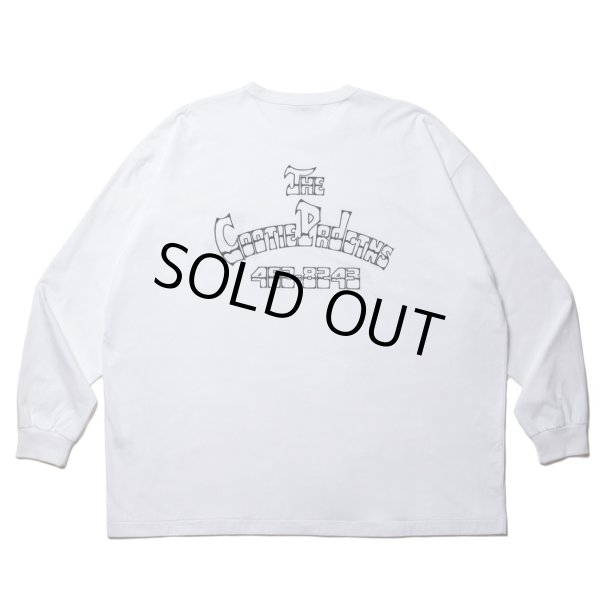 画像2: COOTIE PRODUCTIONS/Print Oversized L/S Tee（LOWRIDER）（White）［オーバーサイズ長袖T-23春夏］ (2)