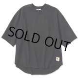 画像: CALEE/Multi way high gauge weave drop shoulder cutsew（Black） 【50%OFF】［ハイゲージドロップショルダーカットソー-23春夏］
