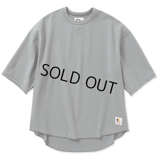 画像1: CALEE/Multi way high gauge weave drop shoulder cutsew（Gray） 【50%OFF】［ハイゲージドロップショルダーカットソー-23春夏］ (1)