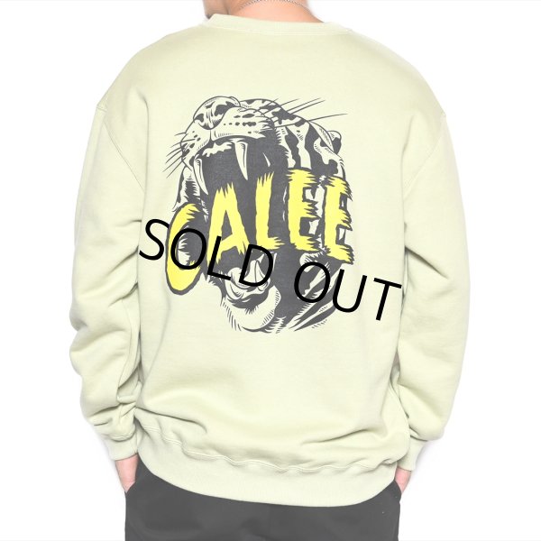 画像4: CALEE/CALEE Old tiger crew neck sweat（White）［クルーネックスウェット-23春夏］ (4)