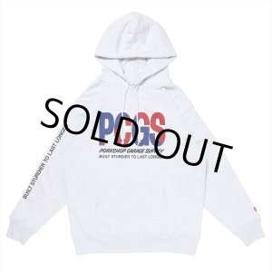 画像: PORKCHOP/BIG PCGS HOODIE（GRAY）［プルオーバーパーカー-23春夏］