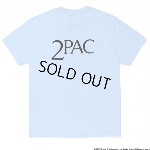 画像2: WACKO MARIA/2PAC / T-SHIRT（L-BLUE）［プリントT-23春夏］ (2)