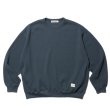 画像1: COOTIE PRODUCTIONS/Suvin Waffle L/S Crew（Smoke Navy）［ワッフルクルーネック-23春夏］ (1)