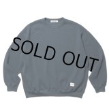画像: COOTIE PRODUCTIONS/Suvin Waffle L/S Crew（Smoke Navy）［ワッフルクルーネック-23春夏］