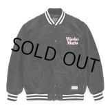 画像: WACKO MARIA/NYLON VARSITY JACKET（BLACK）［ナイロンヴァーシティJKT-23春夏］