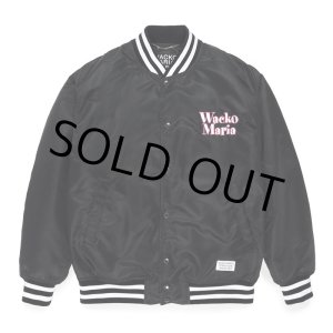 画像: WACKO MARIA/NYLON VARSITY JACKET（BLACK）［ナイロンヴァーシティJKT-23春夏］