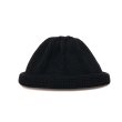 画像1: COOTIE PRODUCTIONS/Silk Low Guage Roll Up Beanie（Black）［ロールアップビーニー-23春夏］ (1)