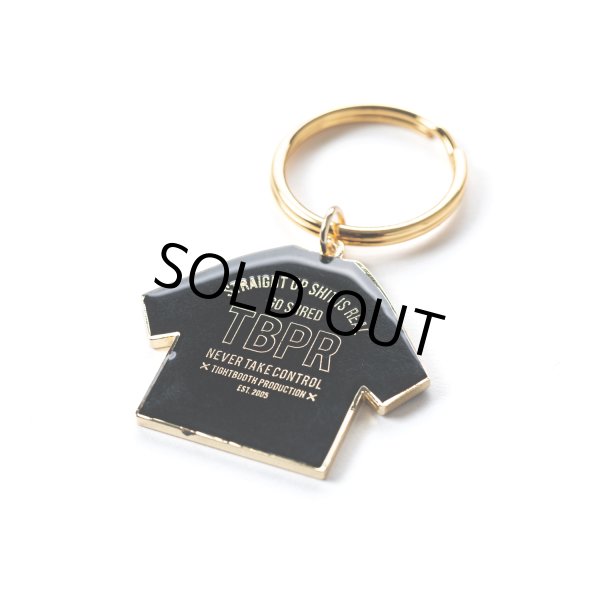 画像4: TIGHTBOOTH/STRAIGHT UP KEY CHAIN（Black/Gold）［キーチェーン-23春夏］ (4)