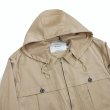 画像4: DAIRIKU/"Benjamin" Satin Hoodie Jacket（Beige） 【40%OFF】［サテンフーディーJKT-23春夏］ (4)