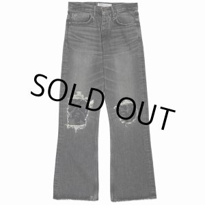 画像: DAIRIKU/Damage Flare Denim Pants（Black） 【30%OFF】［ダメージ"フレア"デニムパンツ-23春夏］