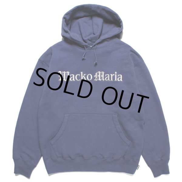 画像1: WACKO MARIA/MIDDLE WEIGHT PULL OVER HOODED SWEAT SHIRT（NAVY）［プルオーバーパーカー-23春夏］ (1)