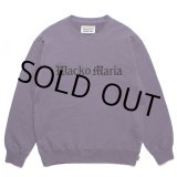 画像: WACKO MARIA/MIDDLE WEIGHT SWEAT SHIRT（PURPLE）［クルーネックスウェット-23春夏］