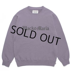 画像: WACKO MARIA/MIDDLE WEIGHT SWEAT SHIRT（PURPLE）［クルーネックスウェット-23春夏］