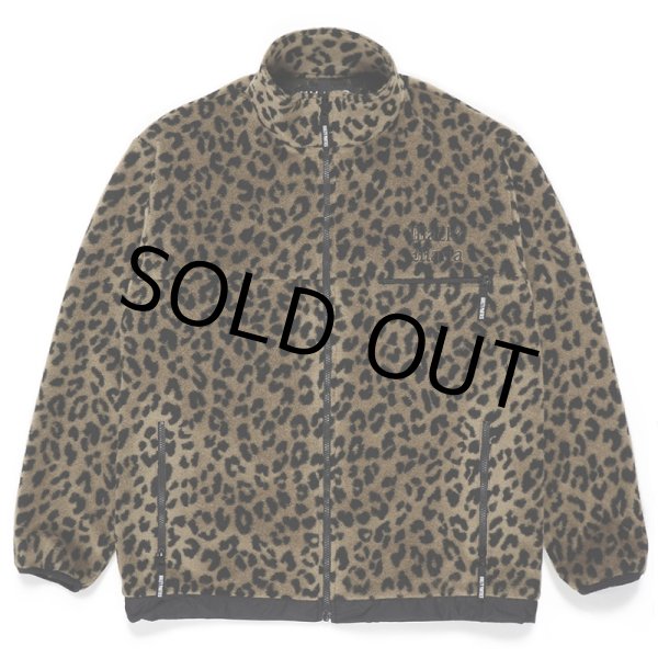 画像1: WACKO MARIA/LEOPARD LIGHT BOA FLEECE JACKET（BEIGE）［レオパードライトボアフリースJKT-23春夏］ (1)