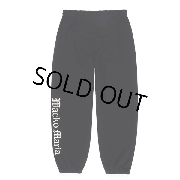 画像1: WACKO MARIA/MIDDLE WEIGHT SWEAT PANTS（BLACK）［スウェットパンツ-23春夏］ (1)