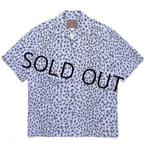 画像: WACKO MARIA/GRAMICCI / LEOPARD OPEN COLLAR SHIRT（PURPLE）［レオパードオープンカラーシャツ-23春夏］