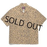 画像: WACKO MARIA/GRAMICCI / LEOPARD OPEN COLLAR SHIRT（BEIGE）［レオパードオープンカラーシャツ-23春夏］