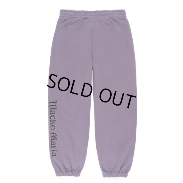 画像1: WACKO MARIA/MIDDLE WEIGHT SWEAT PANTS（PURPLE）［スウェットパンツ-23春夏］ (1)