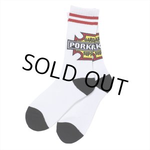 画像: PORKCHOP/PORK SOX P-22 type-C（WHITE）［ソックス-23春夏］