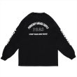 画像1: PORKCHOP/ARCH LOGO L/S TEE（BLACK）［プリント長袖T-23春夏］ (1)