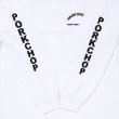 画像3: PORKCHOP/ARCH LOGO L/S TEE（WHITE）［プリント長袖T-23春夏］ (3)