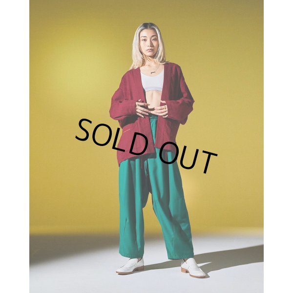 画像4: TIGHTBOOTH/BALLOON SLACKS（Turquoise） 【30%OFF】［バルーンスラックス-23春夏］ (4)