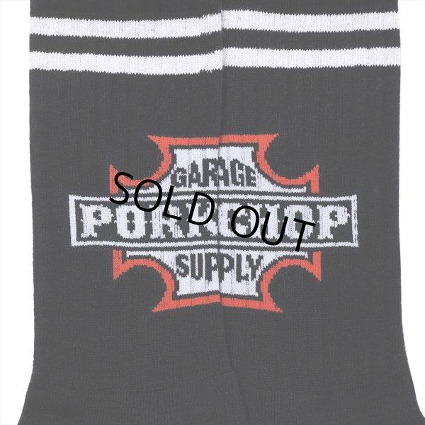 画像3: PORKCHOP/PORK SOX P-22 type-C（BLACK）［ソックス-23春夏］ (3)