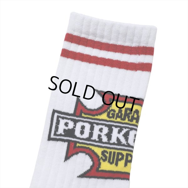 画像2: PORKCHOP/PORK SOX P-22 type-C（WHITE）［ソックス-23春夏］ (2)