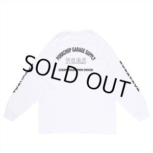 画像: PORKCHOP/ARCH LOGO L/S TEE（WHITE）［プリント長袖T-23春夏］