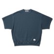 画像1: COOTIE PRODUCTIONS/Suvin Waffle S/S Crew（Smoke Navy）［ワッフルクルーネック-23春夏］ (1)