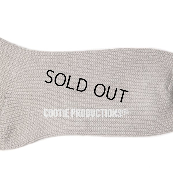 画像3: COOTIE PRODUCTIONS/Raza Low Gauge Socks（Gray）［ローゲージソックス-23春夏］ (3)