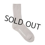 画像: COOTIE PRODUCTIONS/Raza Low Gauge Socks（Gray）［ローゲージソックス-23春夏］