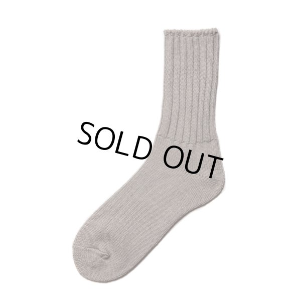 画像2: COOTIE PRODUCTIONS/Raza Low Gauge Socks（Gray）［ローゲージソックス-23春夏］ (2)