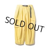 画像: TIGHTBOOTH/RIPSTOP BALLOON CARGO PANTS（Yellow） 【30%OFF】［リップストップバルーンカーゴパンツ-23春夏］