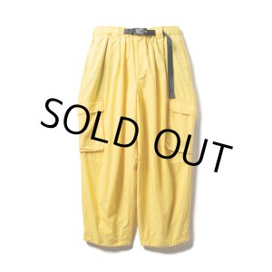 画像: TIGHTBOOTH/RIPSTOP BALLOON CARGO PANTS（Yellow） 【30%OFF】［リップストップバルーンカーゴパンツ-23春夏］