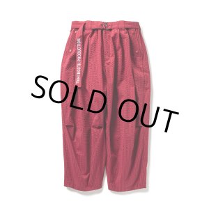 画像: TIGHTBOOTH/STRIPE SEERSUCKER BALLOON PANTS（Red） 【30%OFF】［ストライプシアサッカーバルーンパンツ-23春夏］