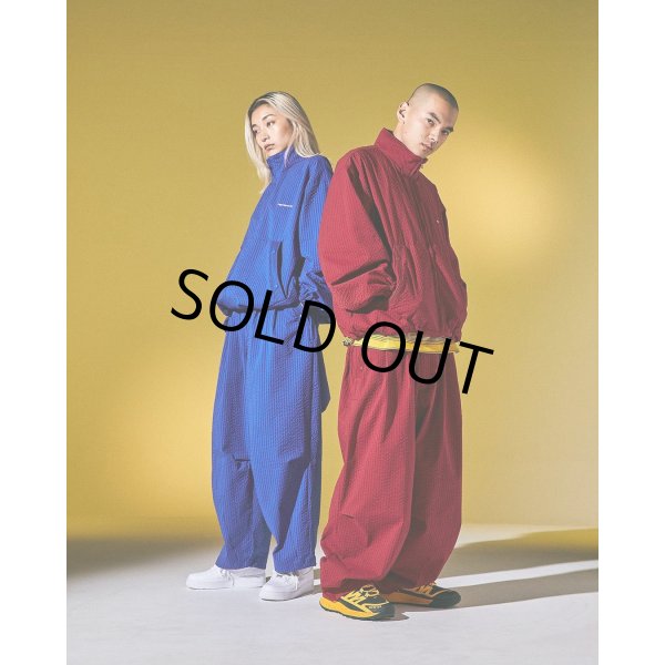 画像3: 【50%OFF】TIGHTBOOTH/STRIPE SEERSUCKER JACKET（Red）［ストライプシアサッカーJKT-23春夏］ (3)